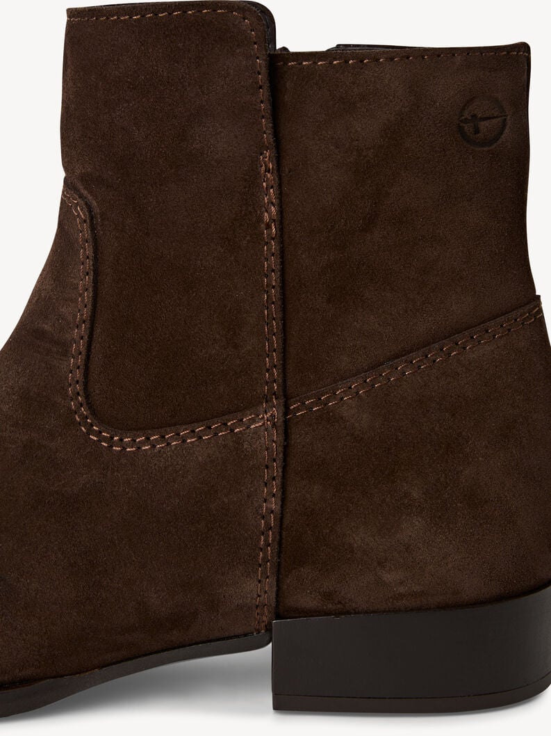 cuir chausson - brun 1-25021-45-304 acheter tamaris bottines en ligne