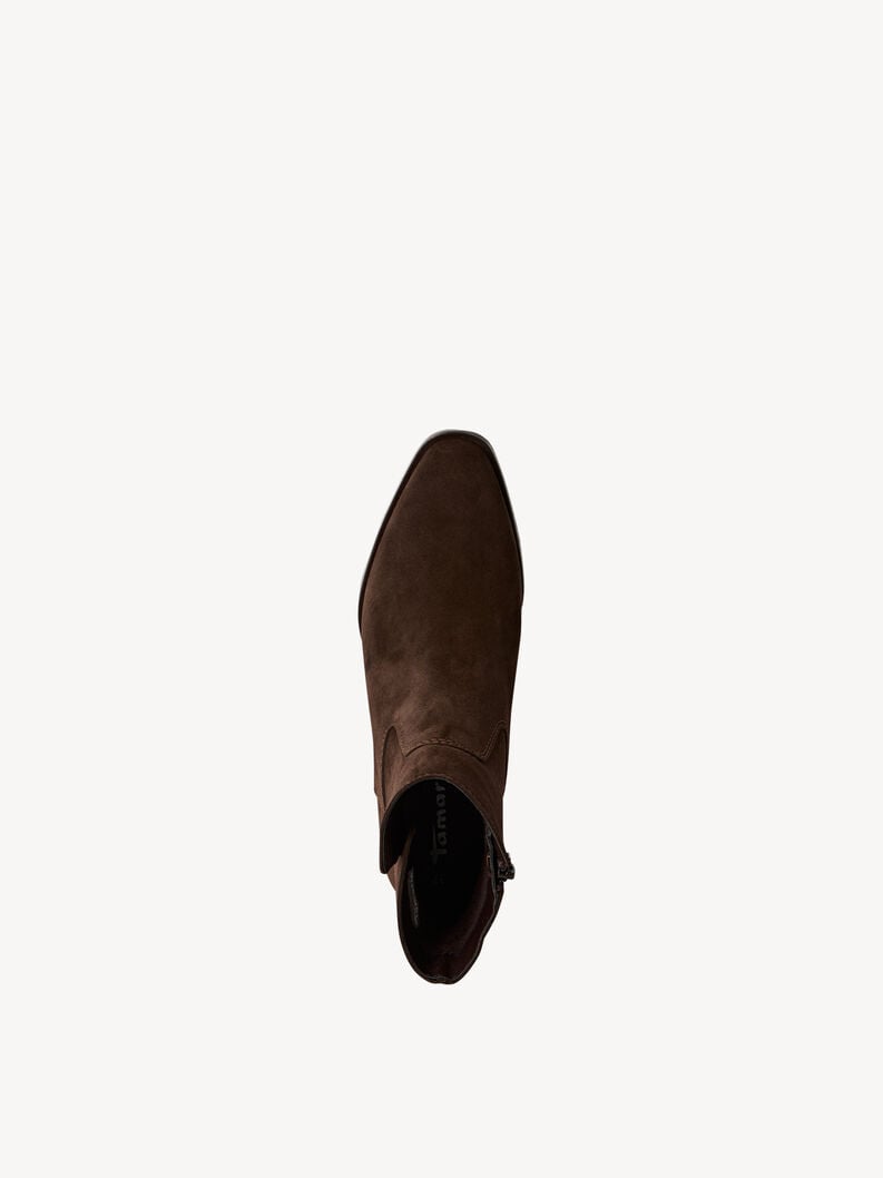 cuir chausson - brun 1-25021-45-304 acheter tamaris bottines en ligne