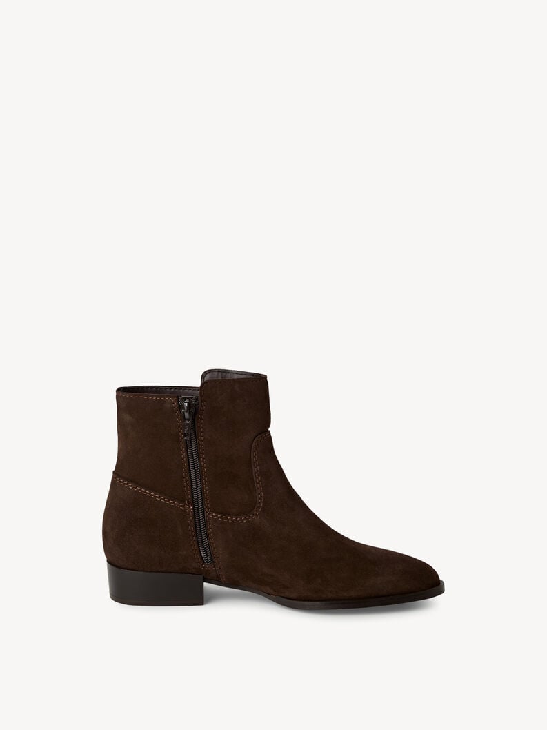 cuir chausson - brun 1-25021-45-304 acheter tamaris bottines en ligne