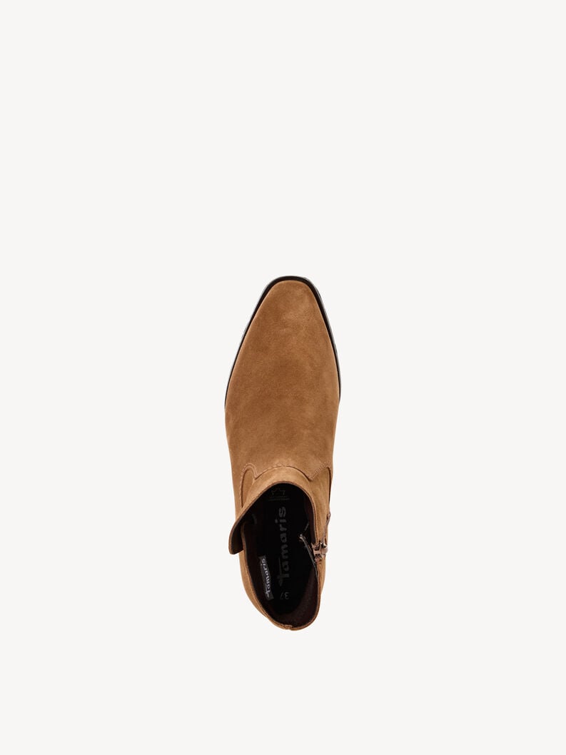 cuir chausson - brun 1-25021-45-305 acheter tamaris bottines en ligne