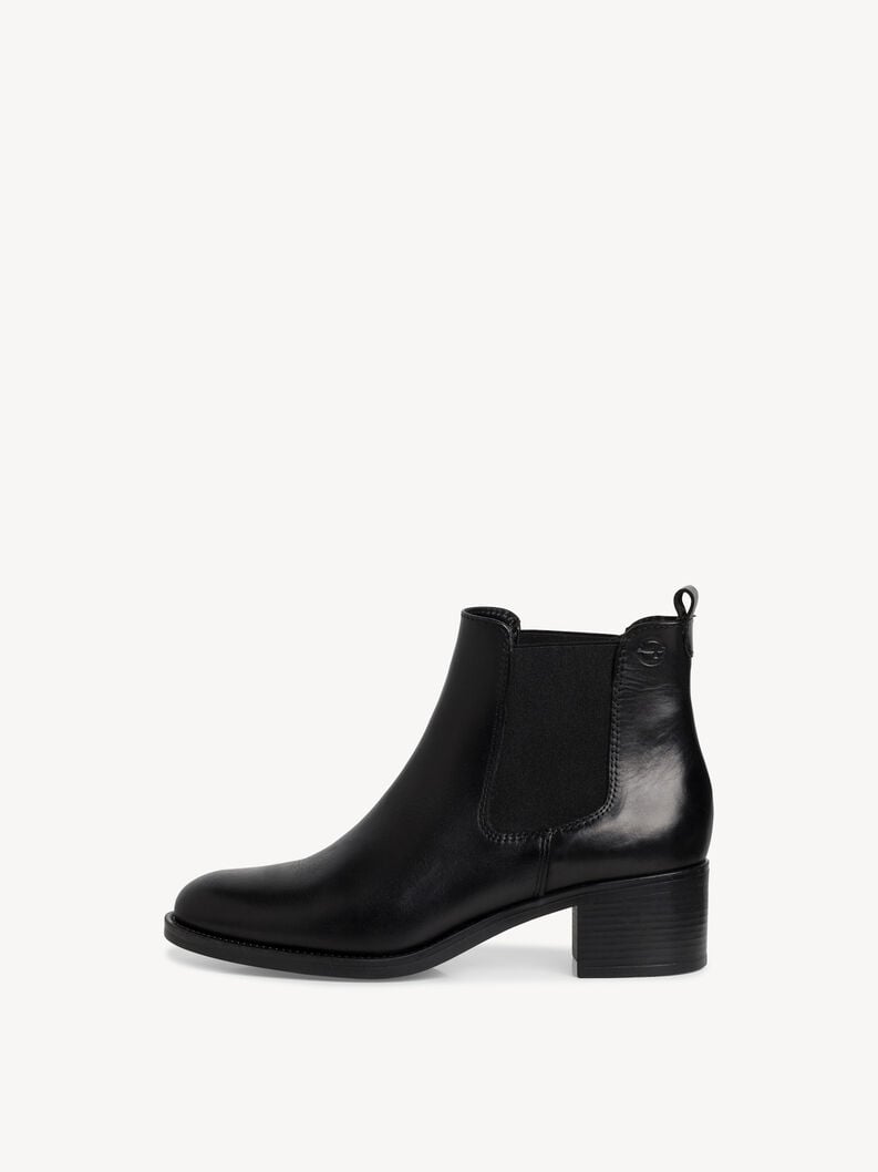 cuir chelsea boot - noir 1-25026-41-001 acheter tamaris bottines en ligne
