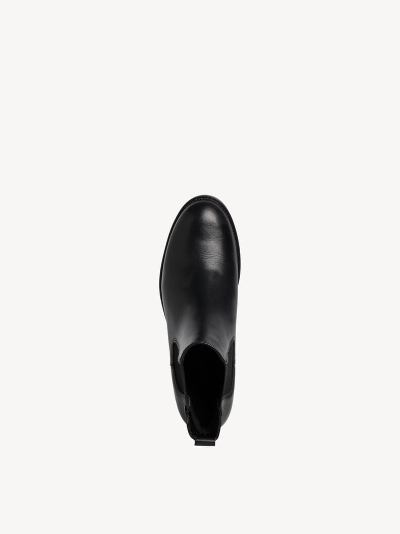 cuir chelsea boot - noir 1-25026-41-001 acheter tamaris bottines en ligne