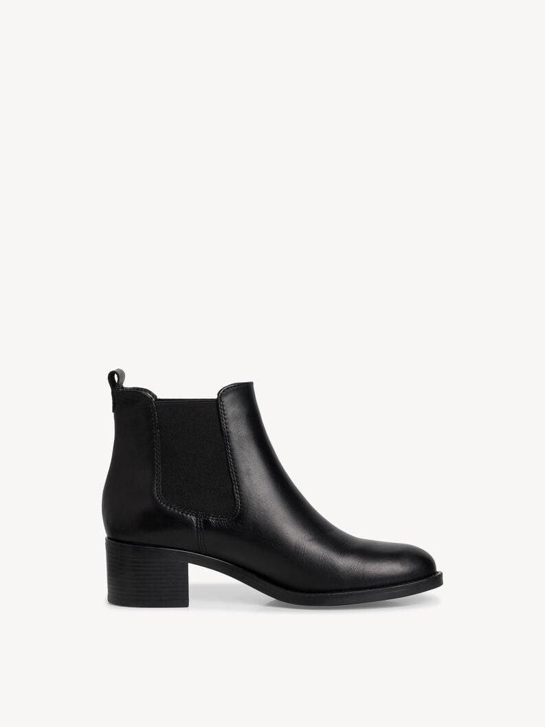 cuir chelsea boot - noir 1-25026-41-001 acheter tamaris bottines en ligne