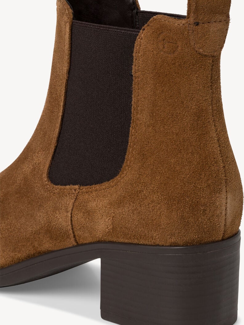 cuir chelsea boot - brun 1-25026-41-327 acheter tamaris bottines en ligne
