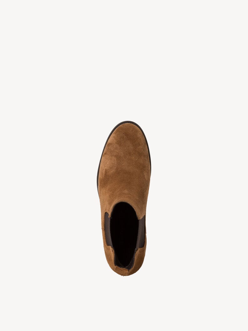 cuir chelsea boot - brun 1-25026-41-327 acheter tamaris bottines en ligne