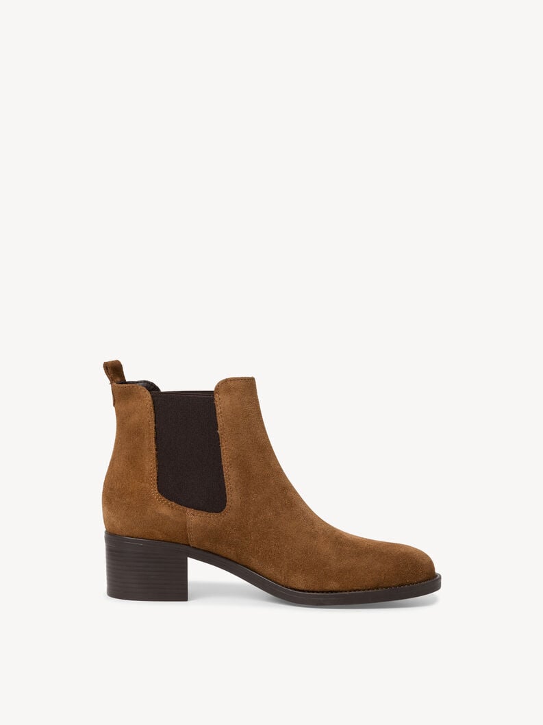 cuir chelsea boot - brun 1-25026-41-327 acheter tamaris bottines en ligne