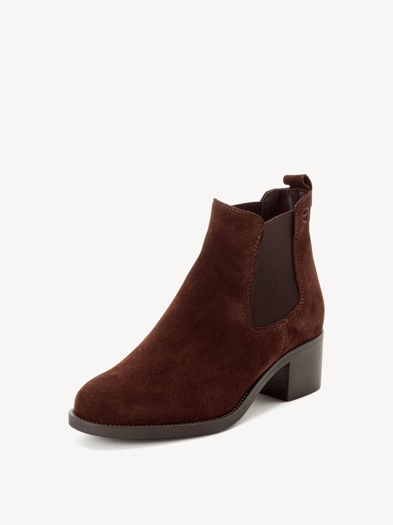 cuir chelsea boot - brun 1-25026-41-347 acheter tamaris bottines en ligne