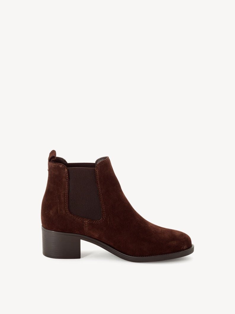 cuir chelsea boot - brun 1-25026-41-347 acheter tamaris bottines en ligne