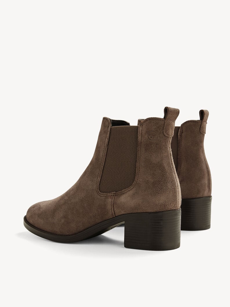 cuir chelsea boot - brun 1-25026-41-378 acheter tamaris bottines en ligne