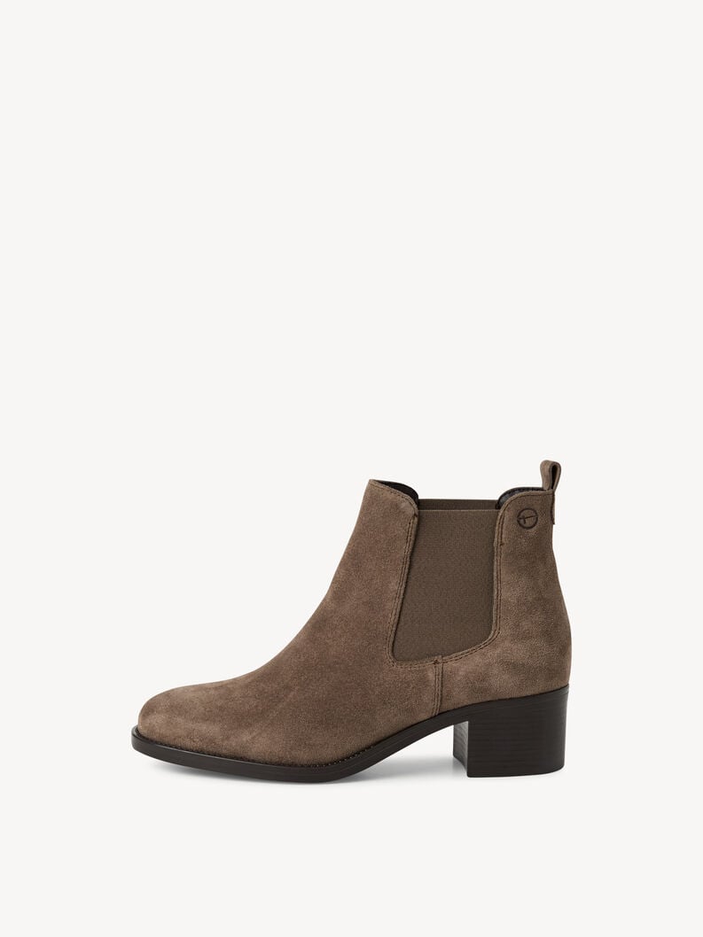cuir chelsea boot - brun 1-25026-41-378 acheter tamaris bottines en ligne
