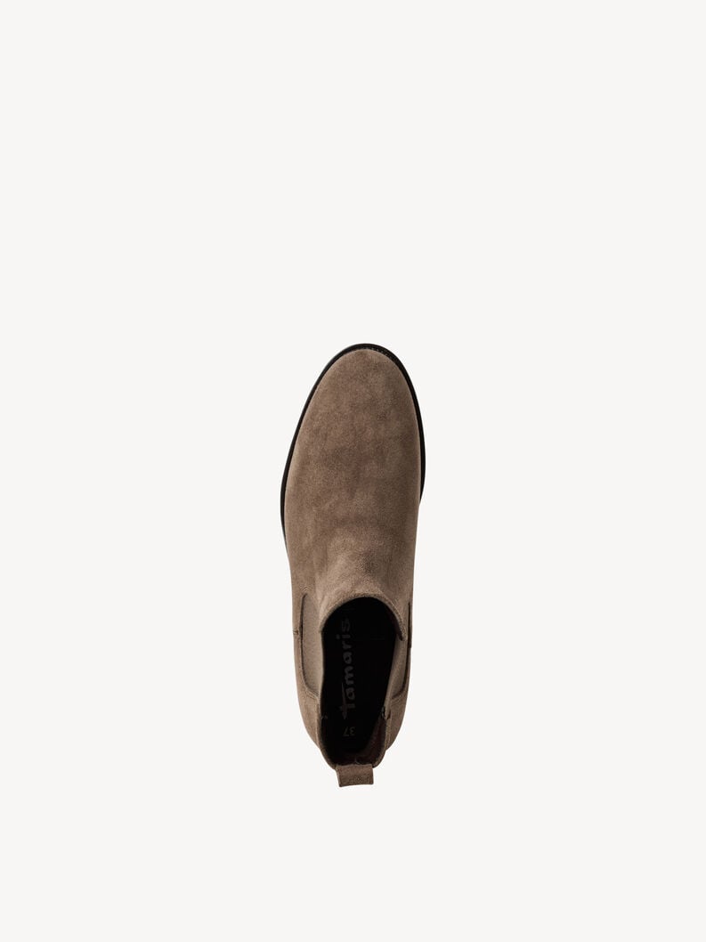 cuir chelsea boot - brun 1-25026-41-378 acheter tamaris bottines en ligne