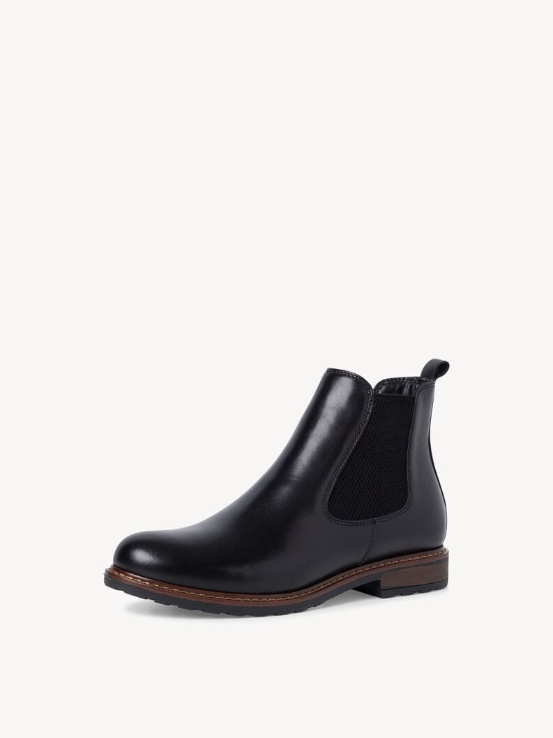 cuir chelsea boot - noir 1-25056-41-003 acheter tamaris bottines en ligne
