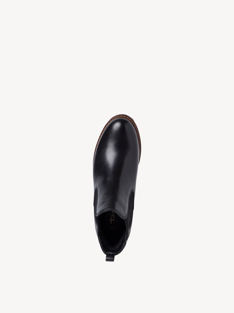 cuir chelsea boot - noir 1-25056-41-003 acheter tamaris bottines en ligne