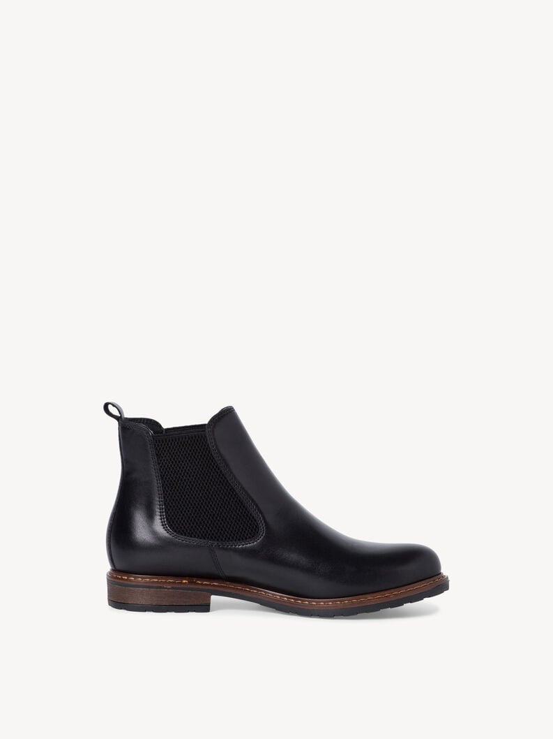 cuir chelsea boot - noir 1-25056-41-003 acheter tamaris bottines en ligne