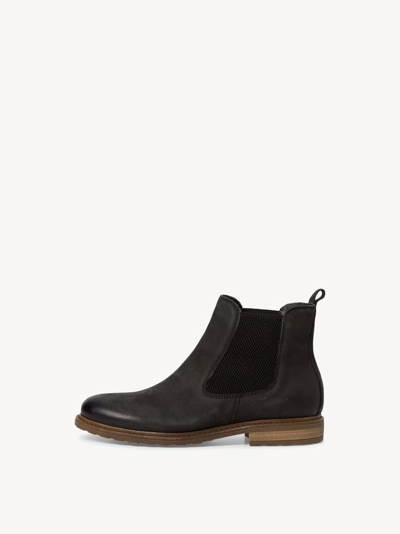 cuir chelsea boot - noir 1-25056-41-021 acheter tamaris bottines en ligne