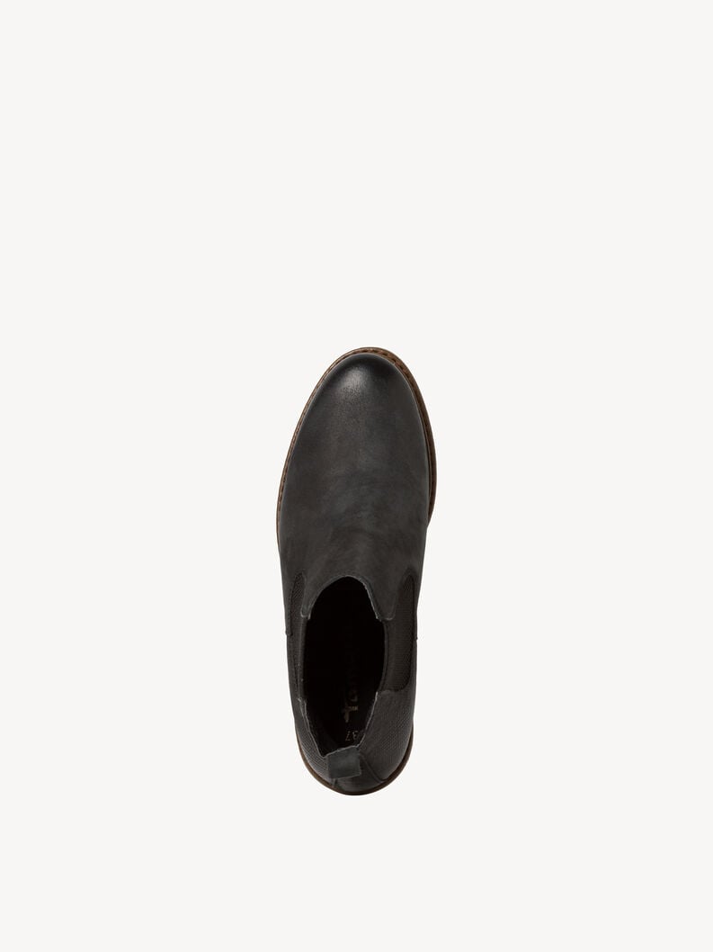 cuir chelsea boot - noir 1-25056-41-021 acheter tamaris bottines en ligne