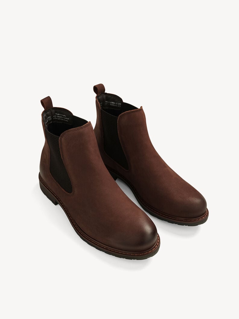 cuir chelsea boot - brun 1-25056-41-315 acheter tamaris bottines en ligne