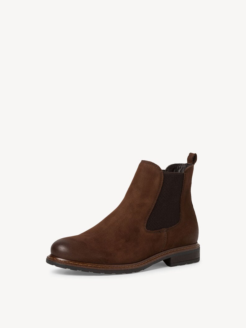cuir chelsea boot - brun 1-25056-41-315 acheter tamaris bottines en ligne