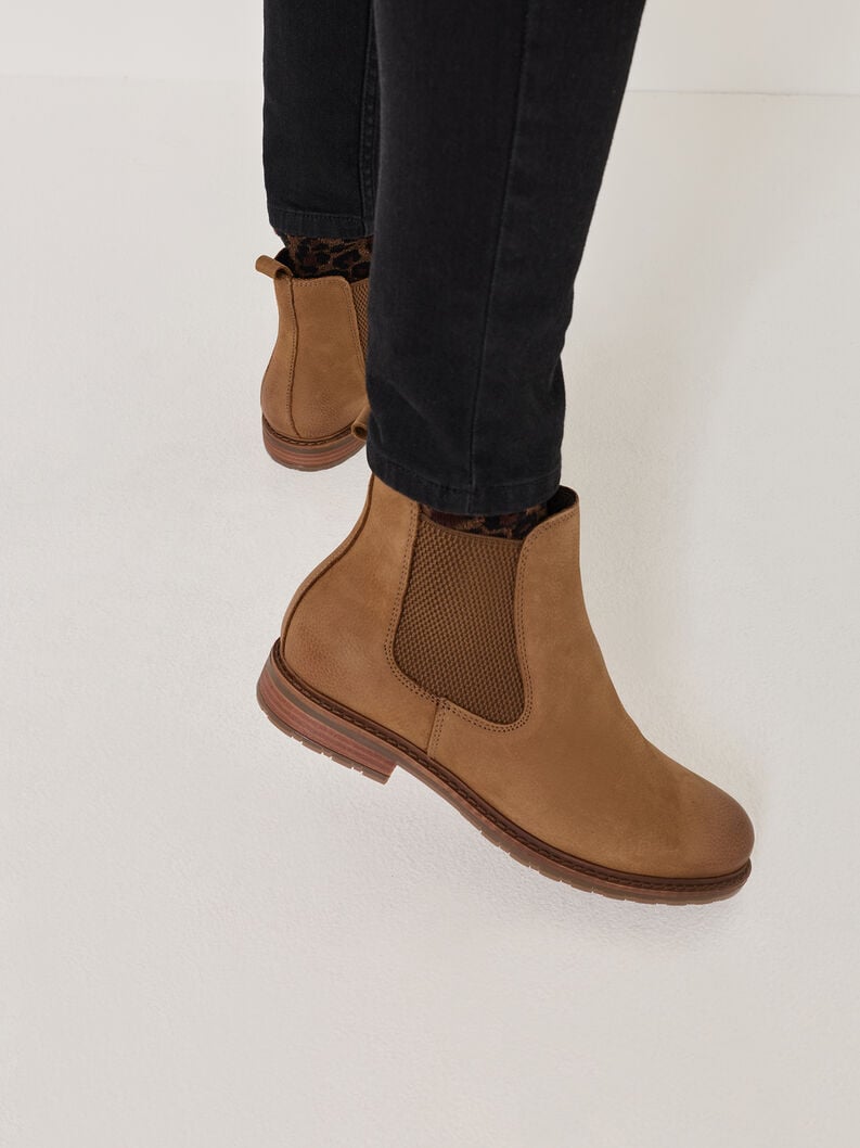 cuir chelsea boot - brun 1-25056-41-335 acheter tamaris bottines en ligne