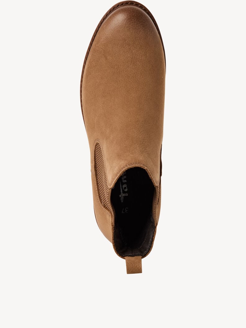 cuir chelsea boot - brun 1-25056-41-335 acheter tamaris bottines en ligne