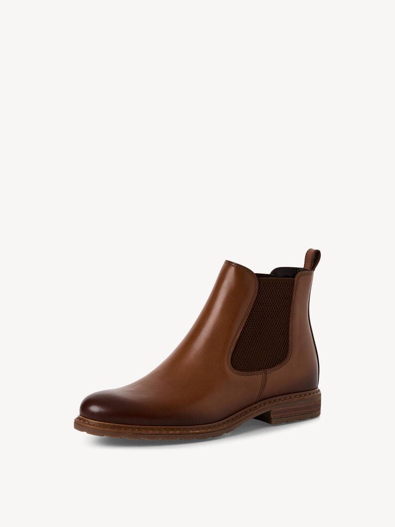 cuir chelsea boot - brun 1-25056-41-444 acheter tamaris bottines en ligne