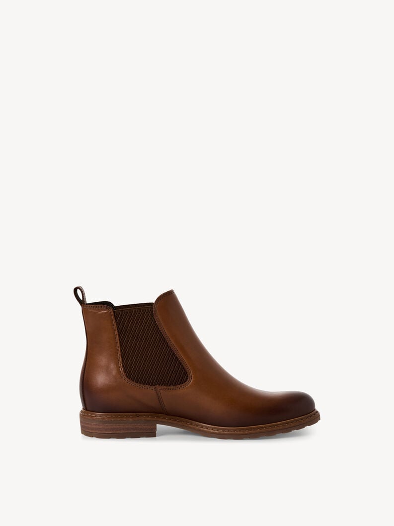 cuir chelsea boot - brun 1-25056-41-444 acheter tamaris bottines en ligne