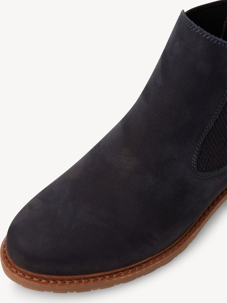 cuir chelsea boot - bleu 1-25056-41-827 acheter tamaris bottines en ligne