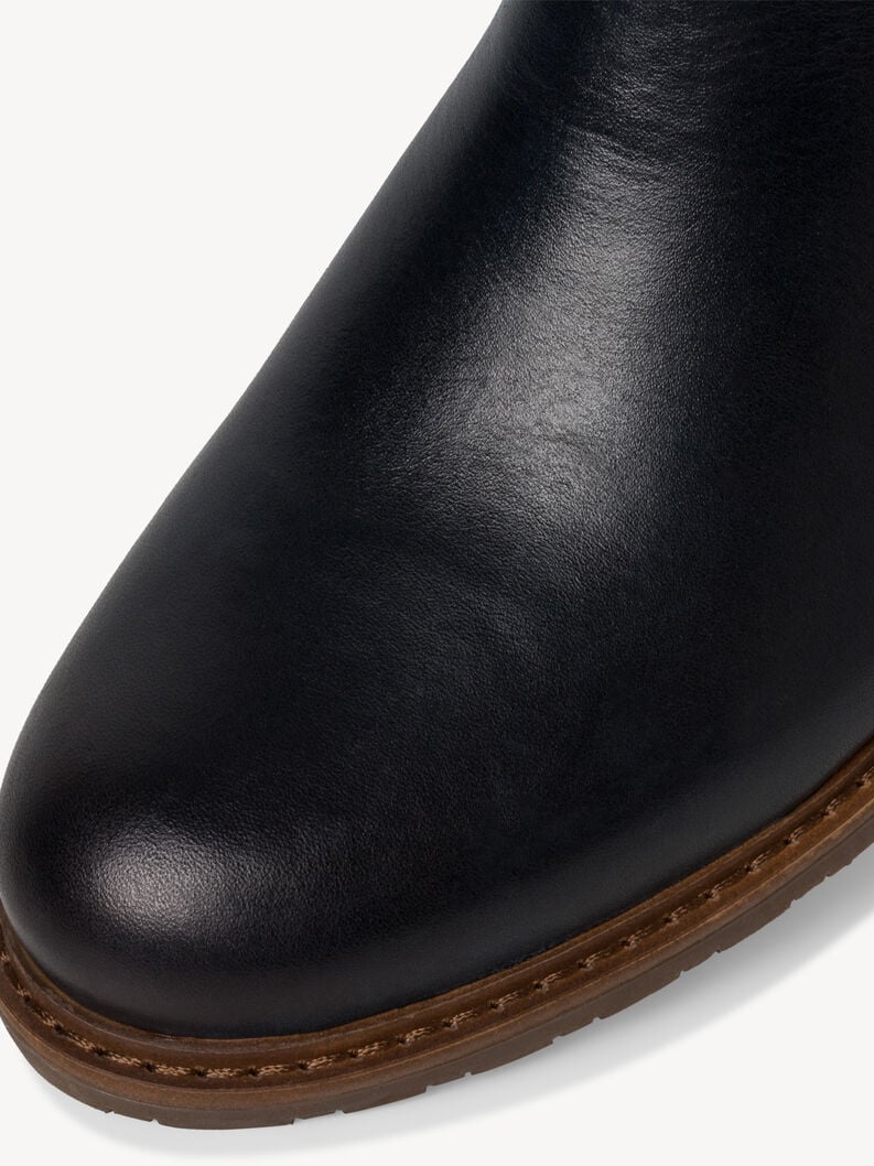cuir chelsea boot - bleu 1-25056-41-848 acheter tamaris bottines en ligne
