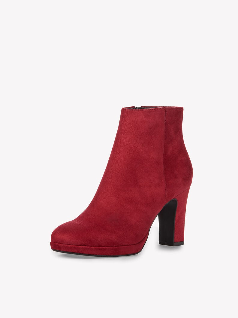 chausson - rouge 1-25062-41-559 acheter tamaris bottines en ligne