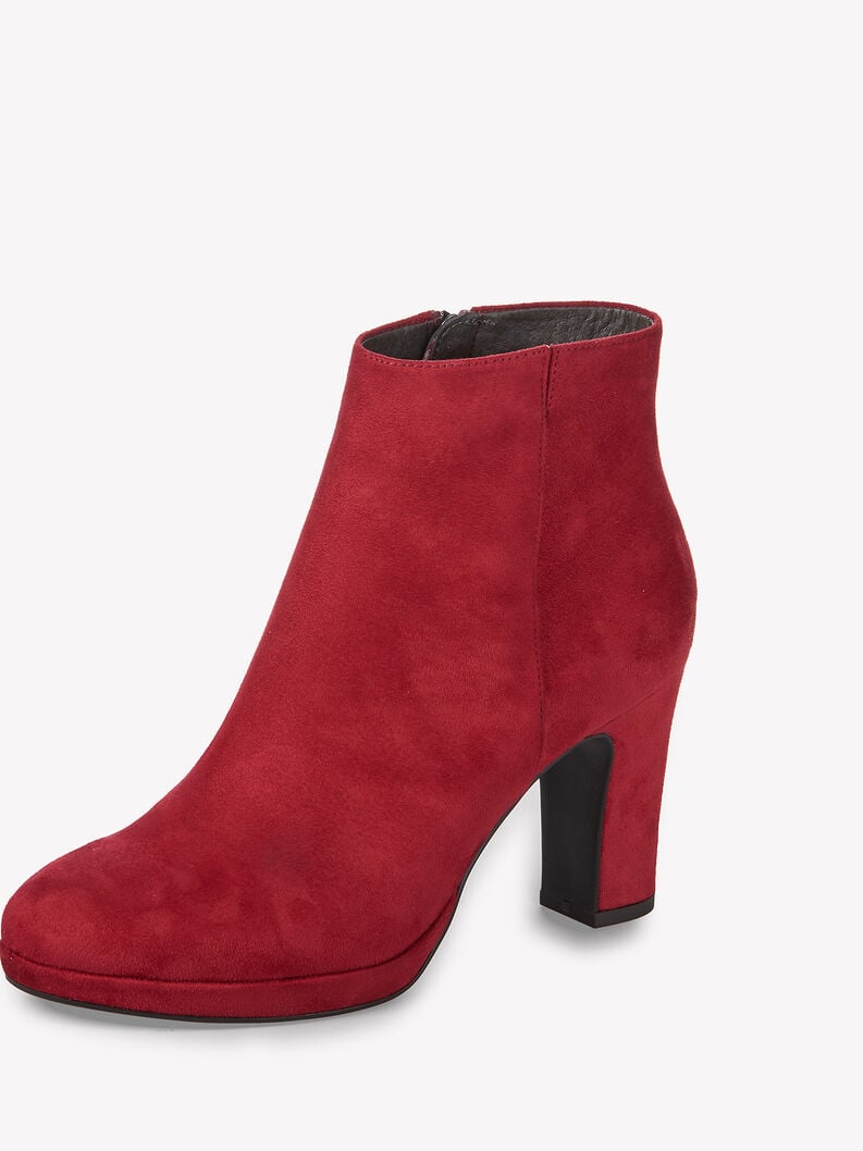 chausson - rouge 1-25062-41-559 acheter tamaris bottines en ligne