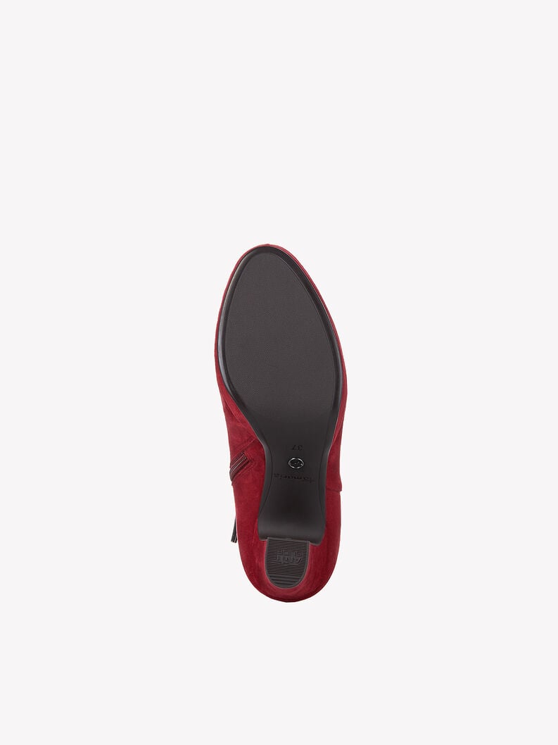 chausson - rouge 1-25062-41-559 acheter tamaris bottines en ligne