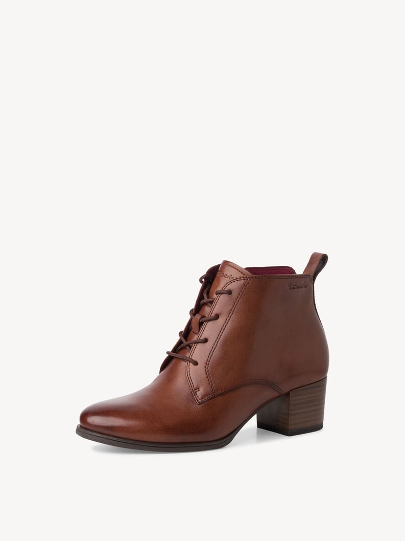 cuir chausson - brun 1-25131-43-305 acheter tamaris bottines en ligne