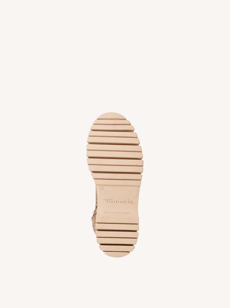 cuir chausson - beige 1-25200-45-341 acheter tamaris bottines en ligne