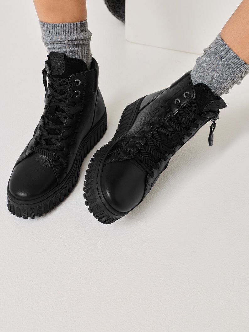 cuir chausson - noir 1-25206-43-003 acheter tamaris bottines en ligne