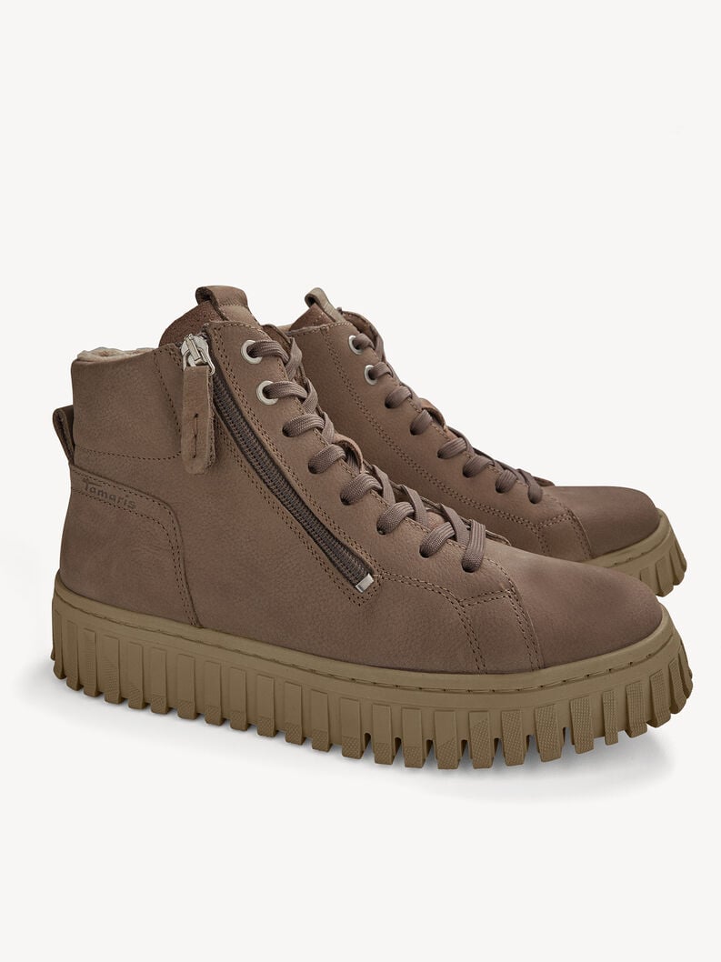 cuir chausson - beige 1-25206-43-3a1 acheter tamaris bottines en ligne