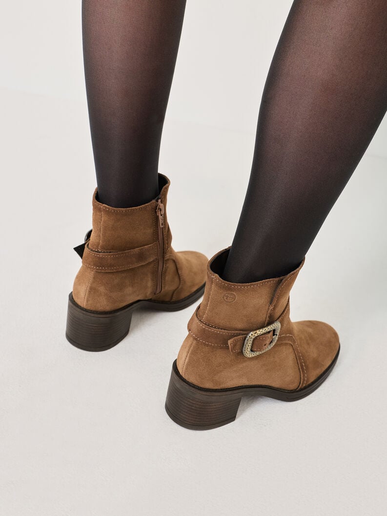 cuir chausson - brun 1-25304-45-300 acheter tamaris bottines en ligne