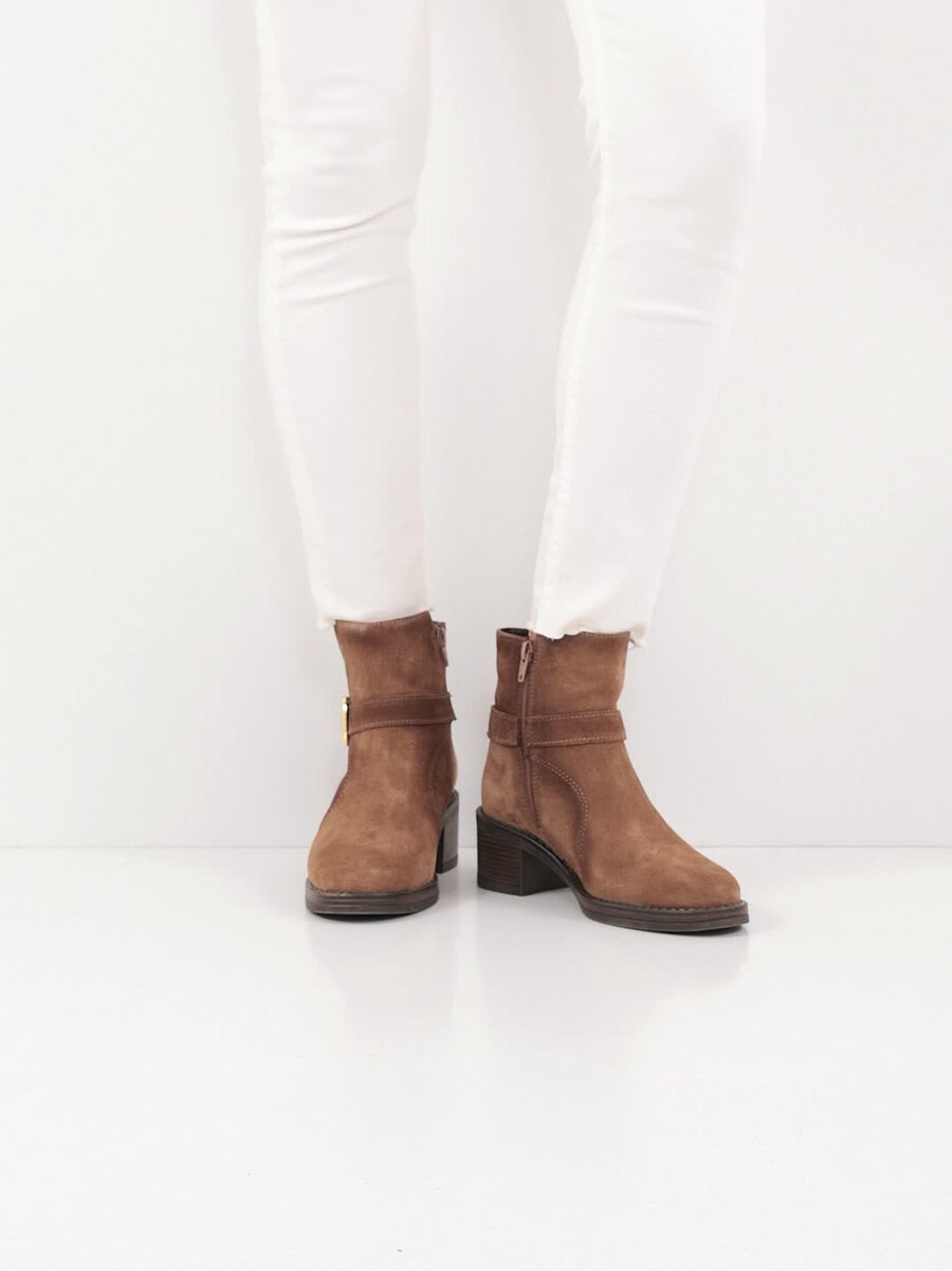 cuir chausson - brun 1-25304-45-300 acheter tamaris bottines en ligne