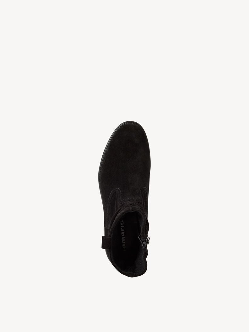 cuir chausson - noir 1-25305-45-001 acheter tamaris bottines en ligne