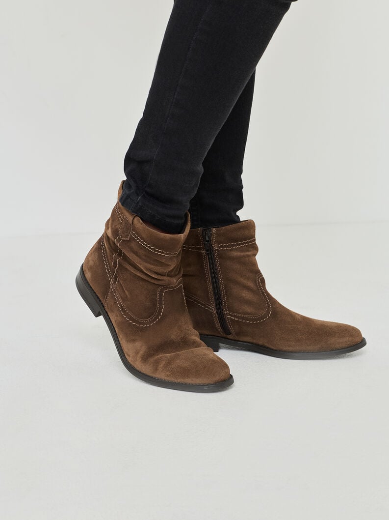 cuir chausson - brun 1-25305-45-300 acheter tamaris bottines en ligne