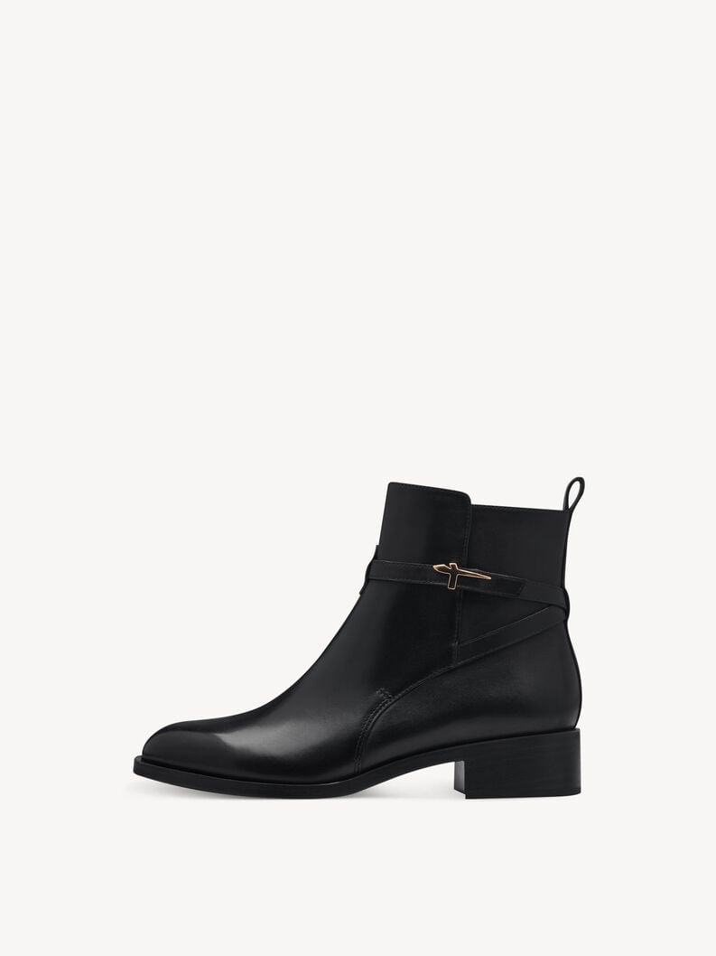 cuir chausson - noir 1-25321-43-001 acheter tamaris bottines en ligne