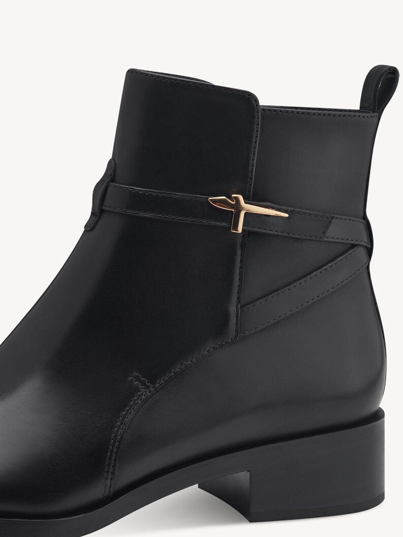 cuir chausson - noir 1-25321-43-001 acheter tamaris bottines en ligne