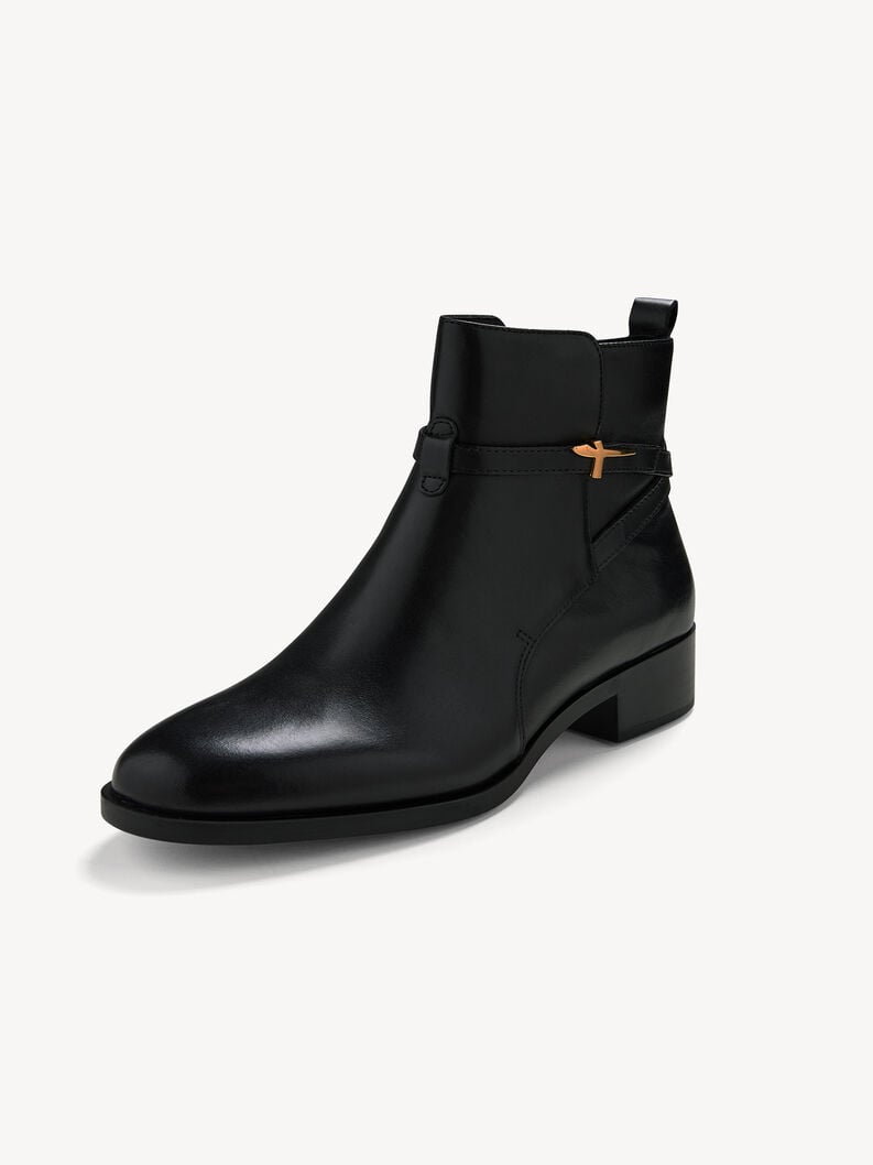 cuir chausson - noir 1-25321-43-001 acheter tamaris bottines en ligne
