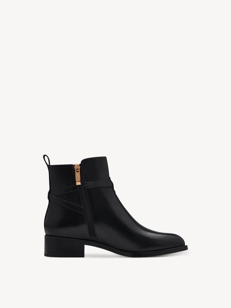 cuir chausson - noir 1-25321-43-001 acheter tamaris bottines en ligne