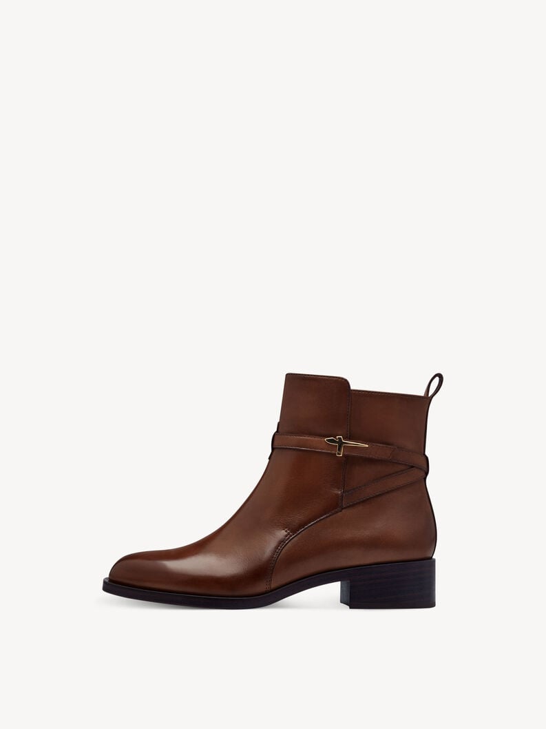 cuir chausson - brun 1-25321-43-305 acheter tamaris bottines en ligne