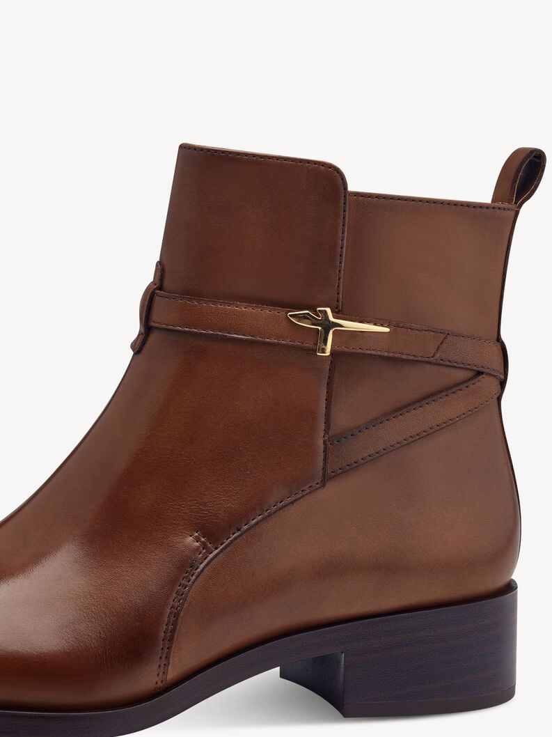 cuir chausson - brun 1-25321-43-305 acheter tamaris bottines en ligne