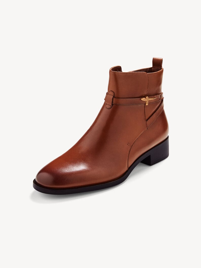 cuir chausson - brun 1-25321-43-305 acheter tamaris bottines en ligne