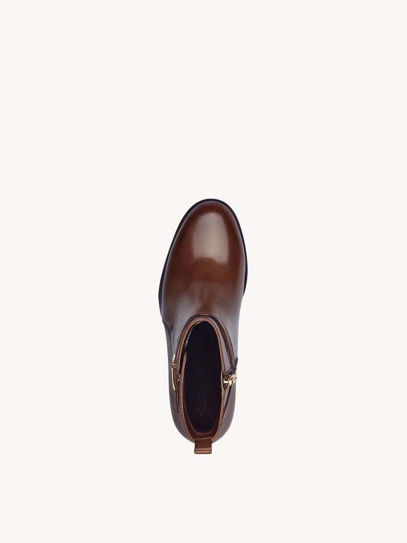 cuir chausson - brun 1-25321-43-305 acheter tamaris bottines en ligne