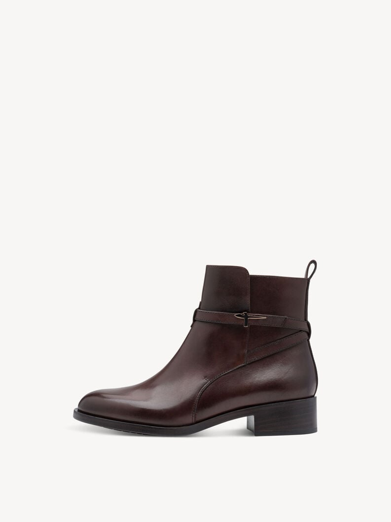 cuir chausson - brun 1-25321-43-342 acheter tamaris bottines en ligne