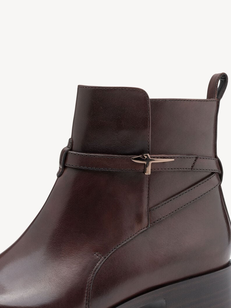 cuir chausson - brun 1-25321-43-342 acheter tamaris bottines en ligne