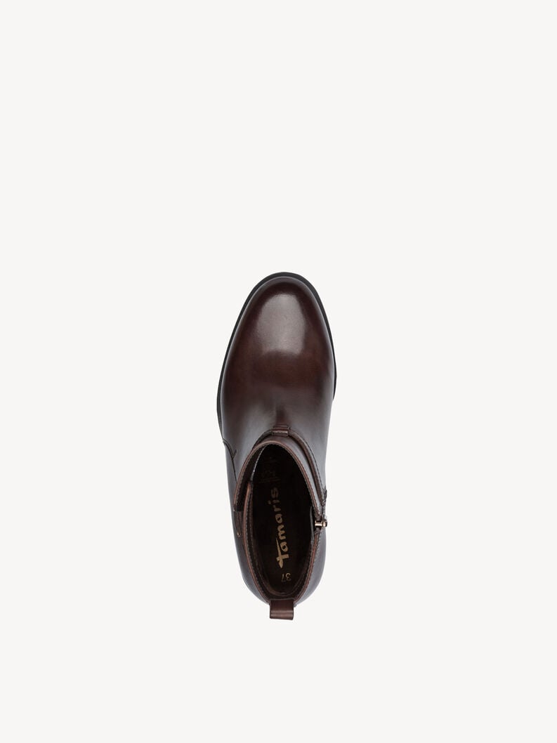 cuir chausson - brun 1-25321-43-342 acheter tamaris bottines en ligne